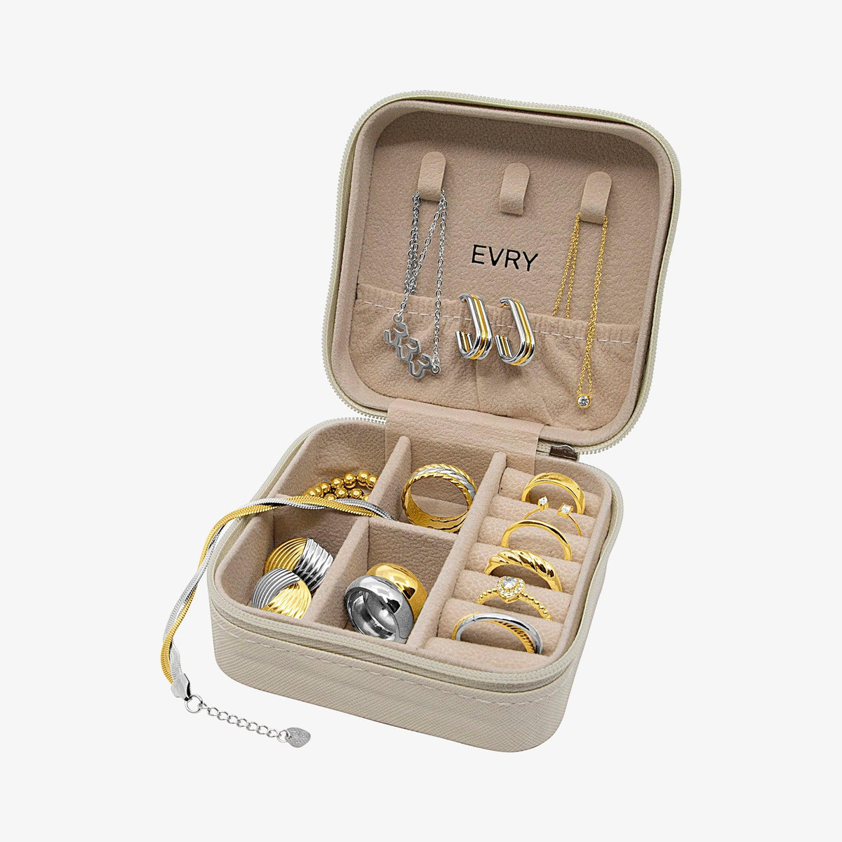 Printed Travel Jewelry Case