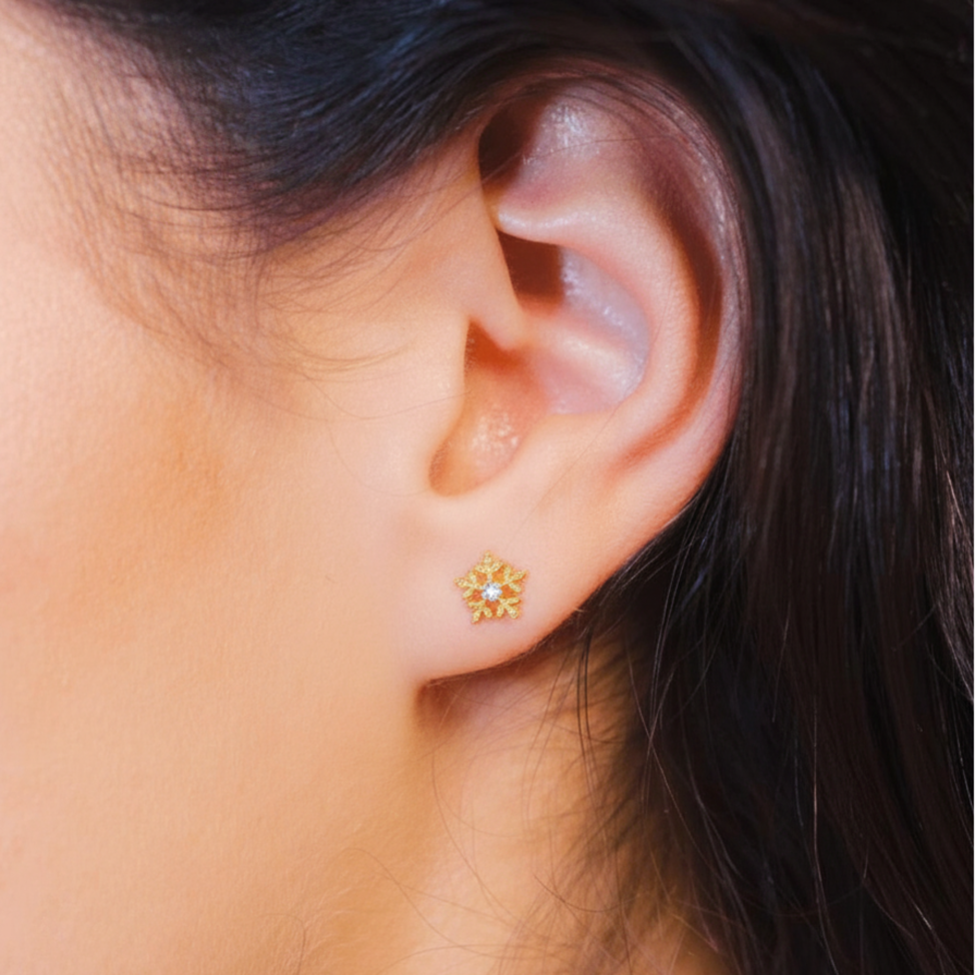 Snowflake Studs - EVRYJEWELS