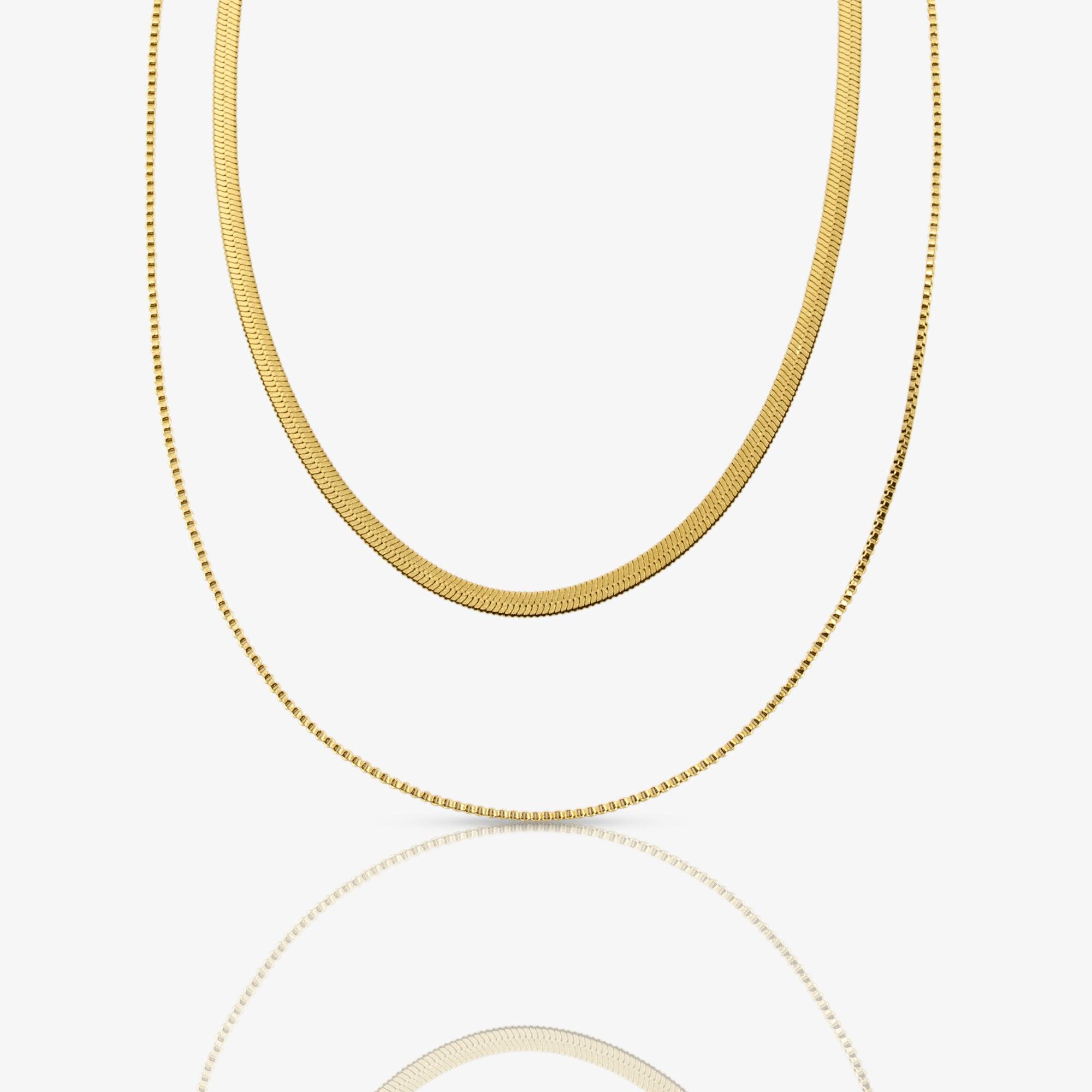 Golden Girl 2 Piece Necklace