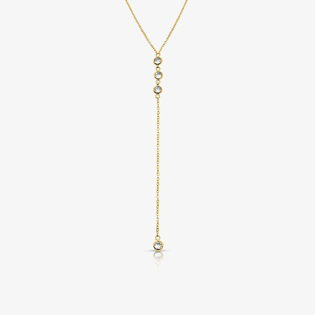Touch of Glow Lariat Necklace