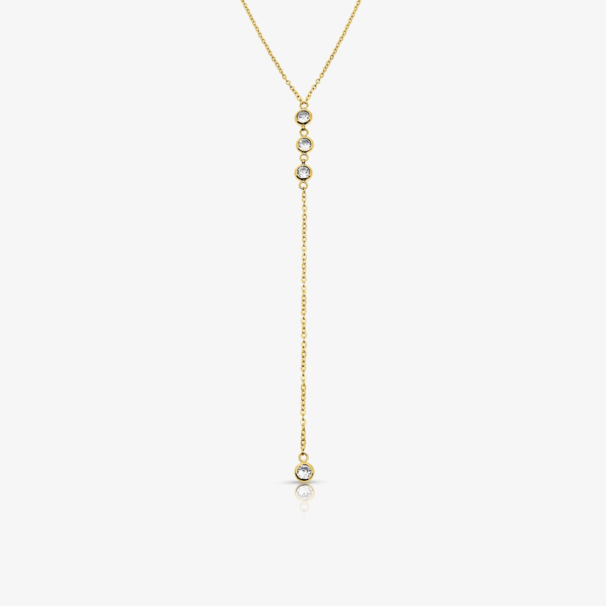 Touch of Glow Lariat Necklace