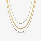 Queen Behaviour Triple Layered Necklace - EVRYJEWELS