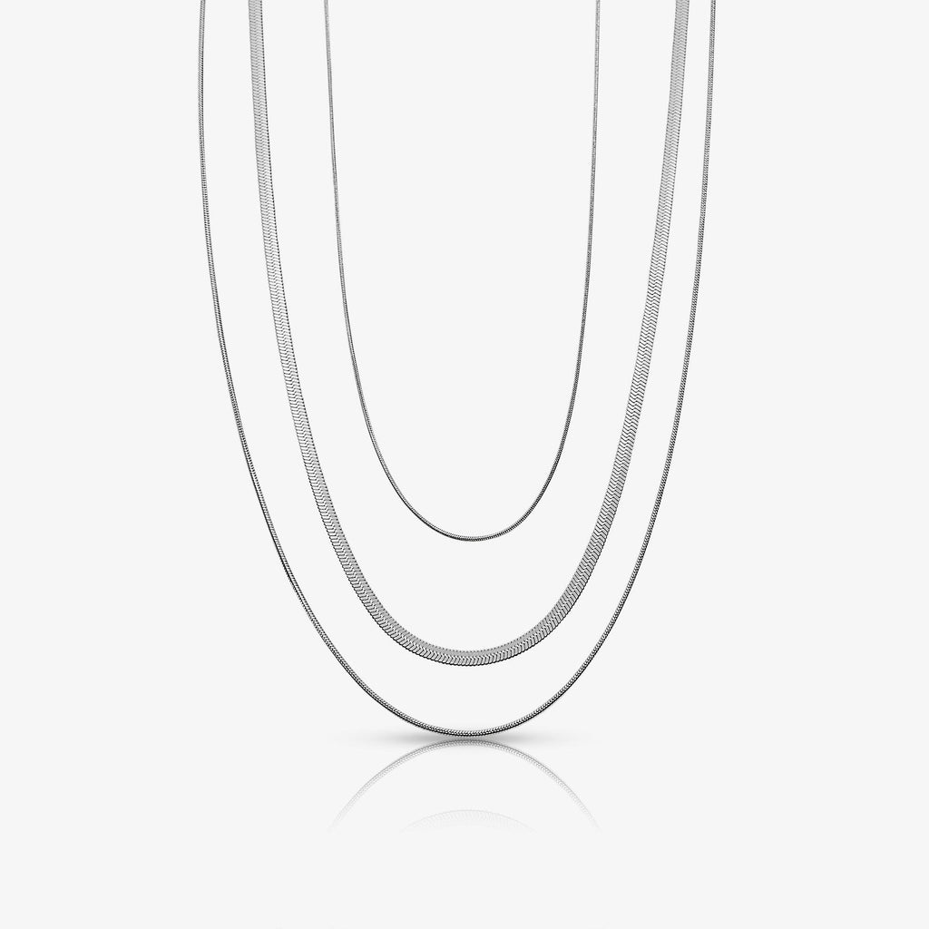 Queen Behaviour Triple Layered Necklace - EVRYJEWELS