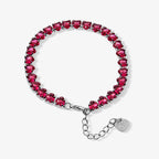 Fergie Heart Tennis Bracelet