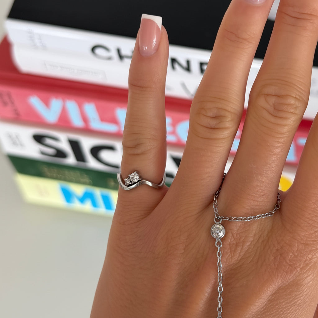Shimmer Wave Ring - EVRYJEWELS