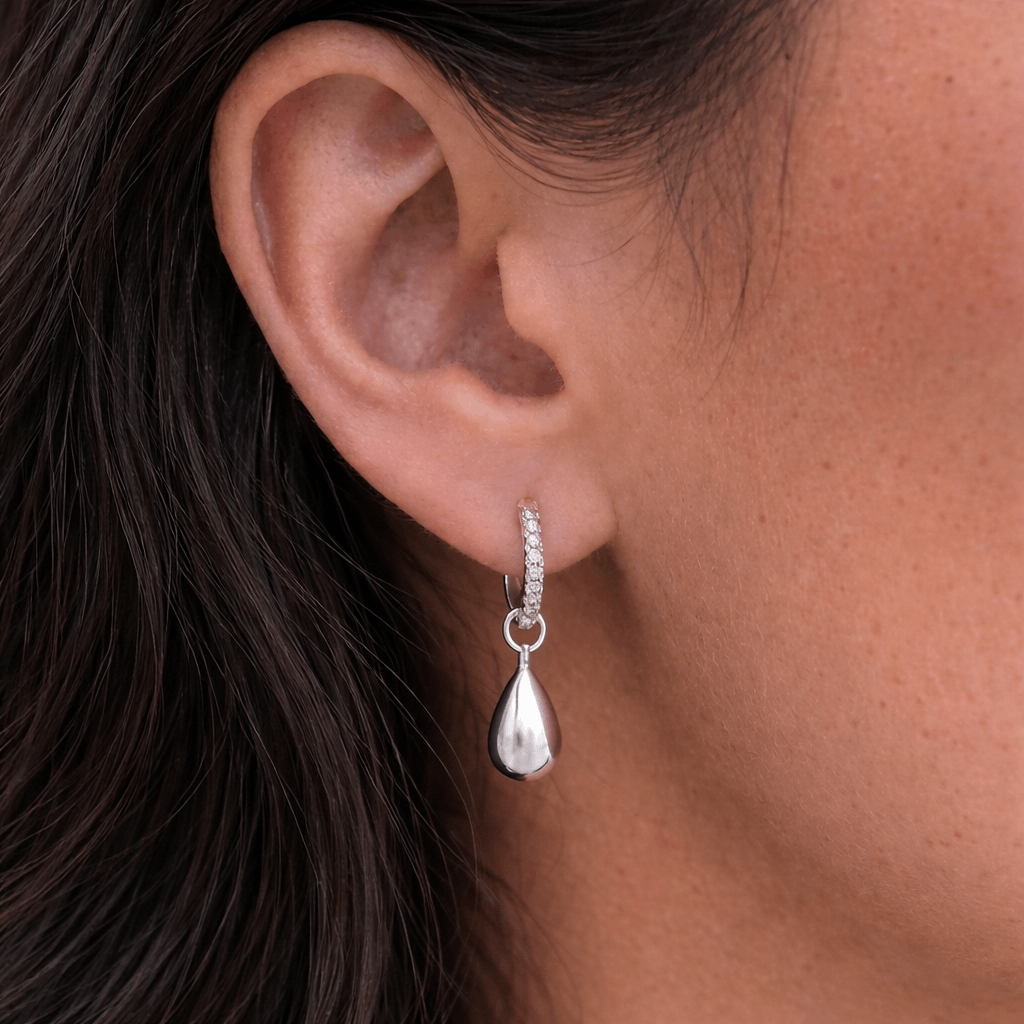 Shimmer Tear Earrings - EVRYJEWELS