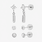 Flat Back Earrings Set Collection - EVRYJEWELS