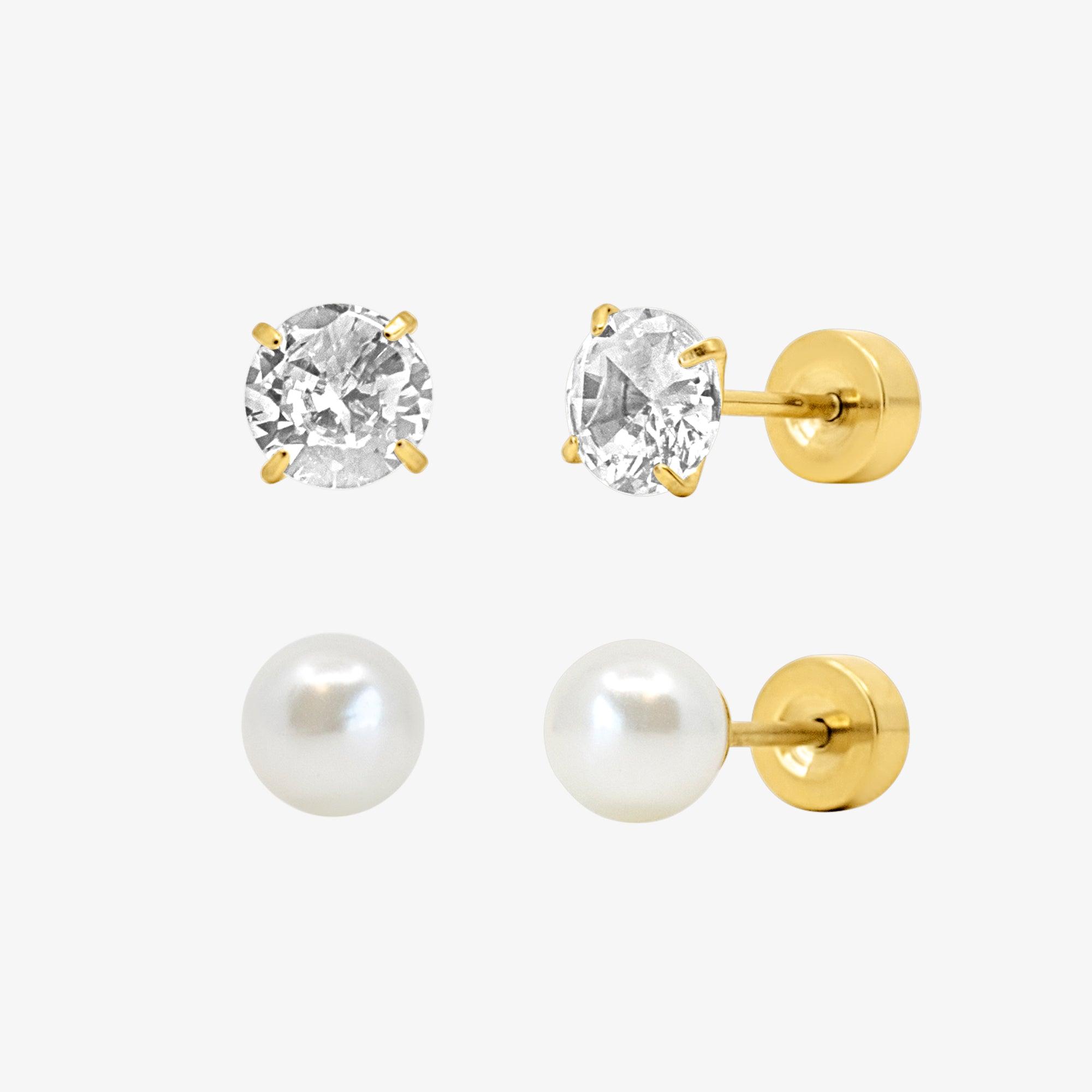 Flat Back Earrings Set Collection - EVRYJEWELS