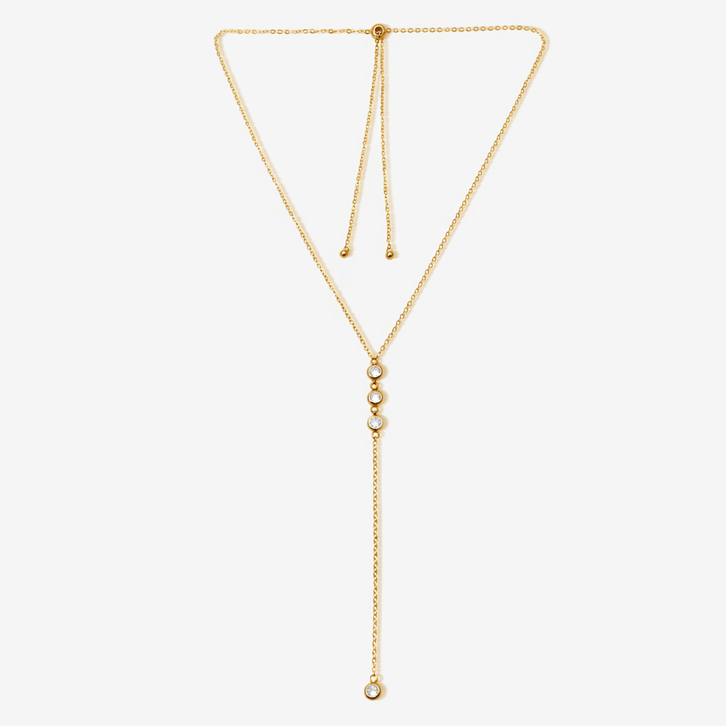 Touch of Glow Lariat Necklace