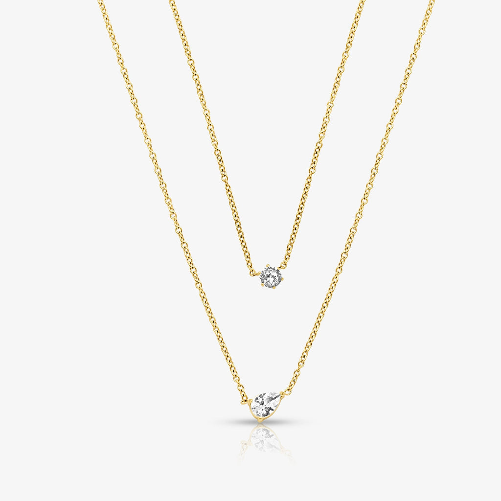 Whisper Shine Necklace 2 Piece Set